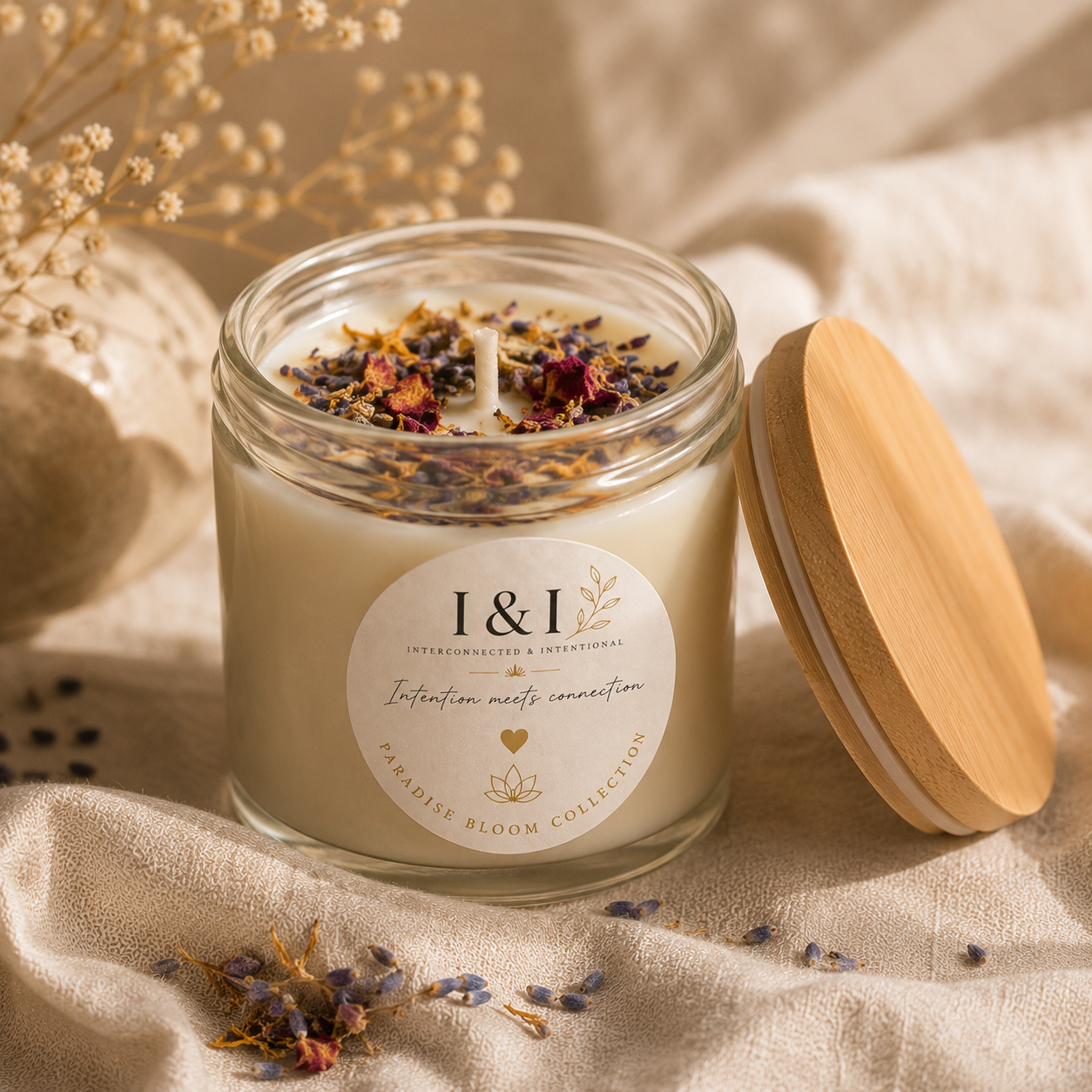I&I Hibiscus Nectar Botanical Candle