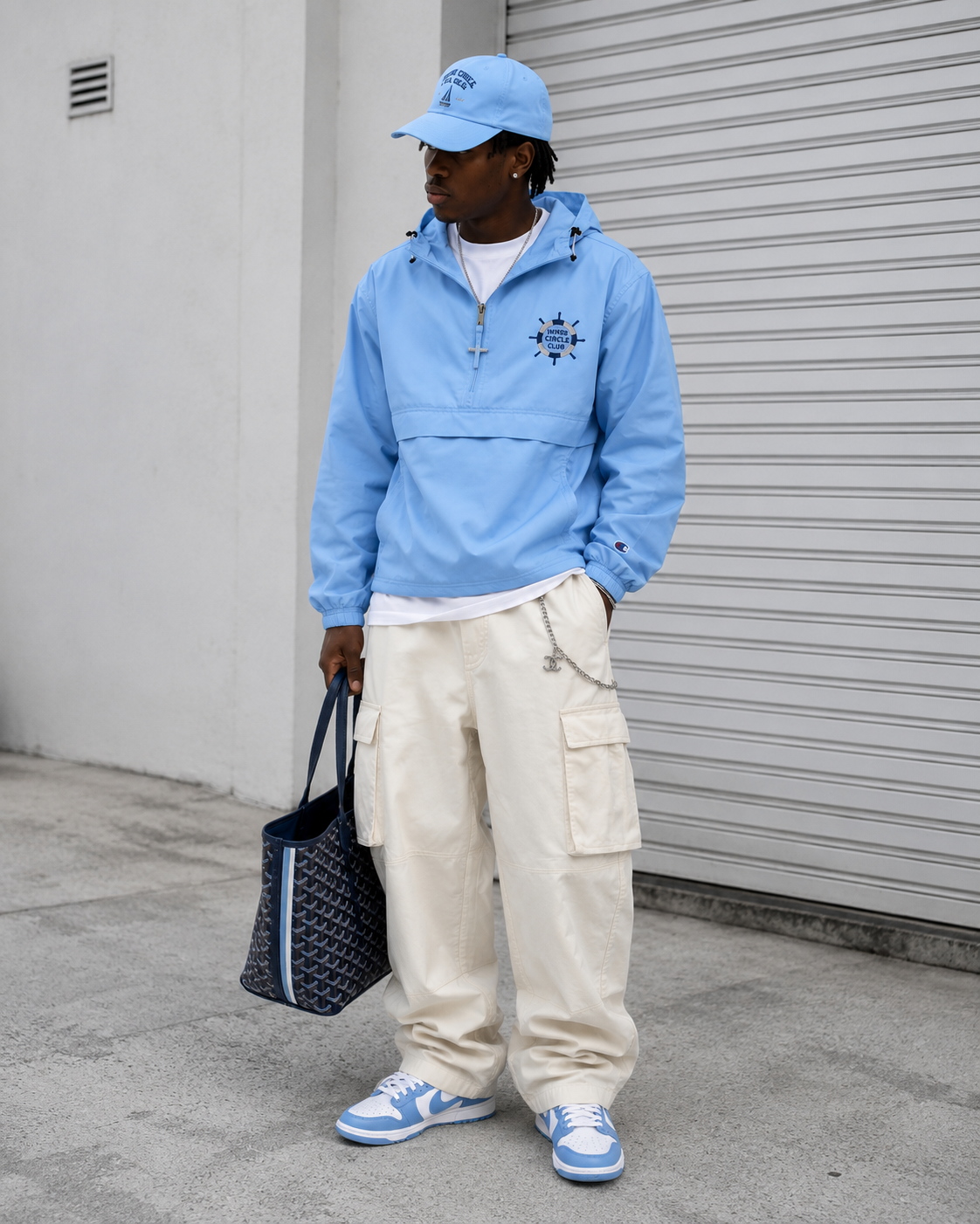 Embroidered Champion Packable Club Jacket
